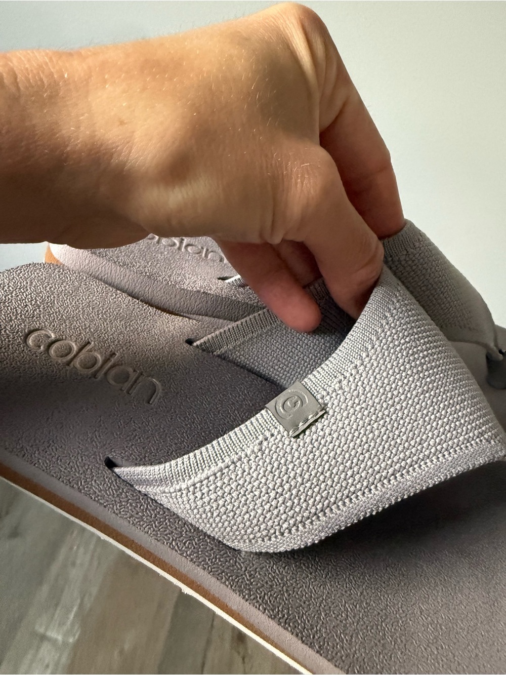 Cobian Bermuda Bounce Zinc Gray Platform Thong Sandals Flip Flops Comfy Size 8 - Picture 8 of 14